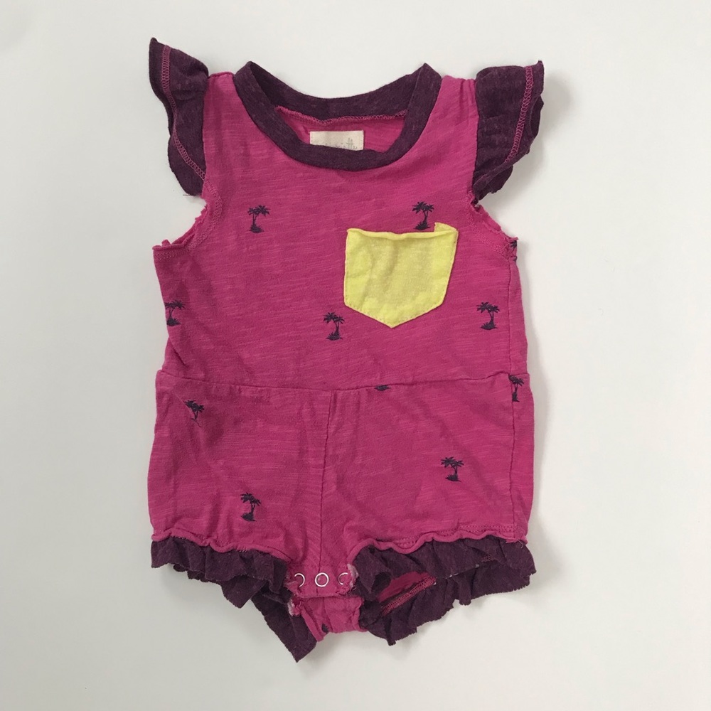 Miki Miette palm tree romper, 12 months